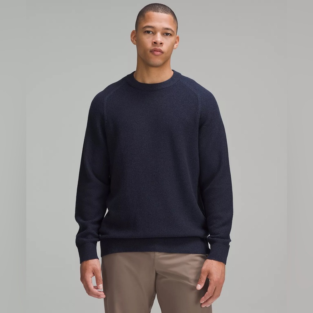 NWT Lululemon Textured Knit Crewneck Sweater